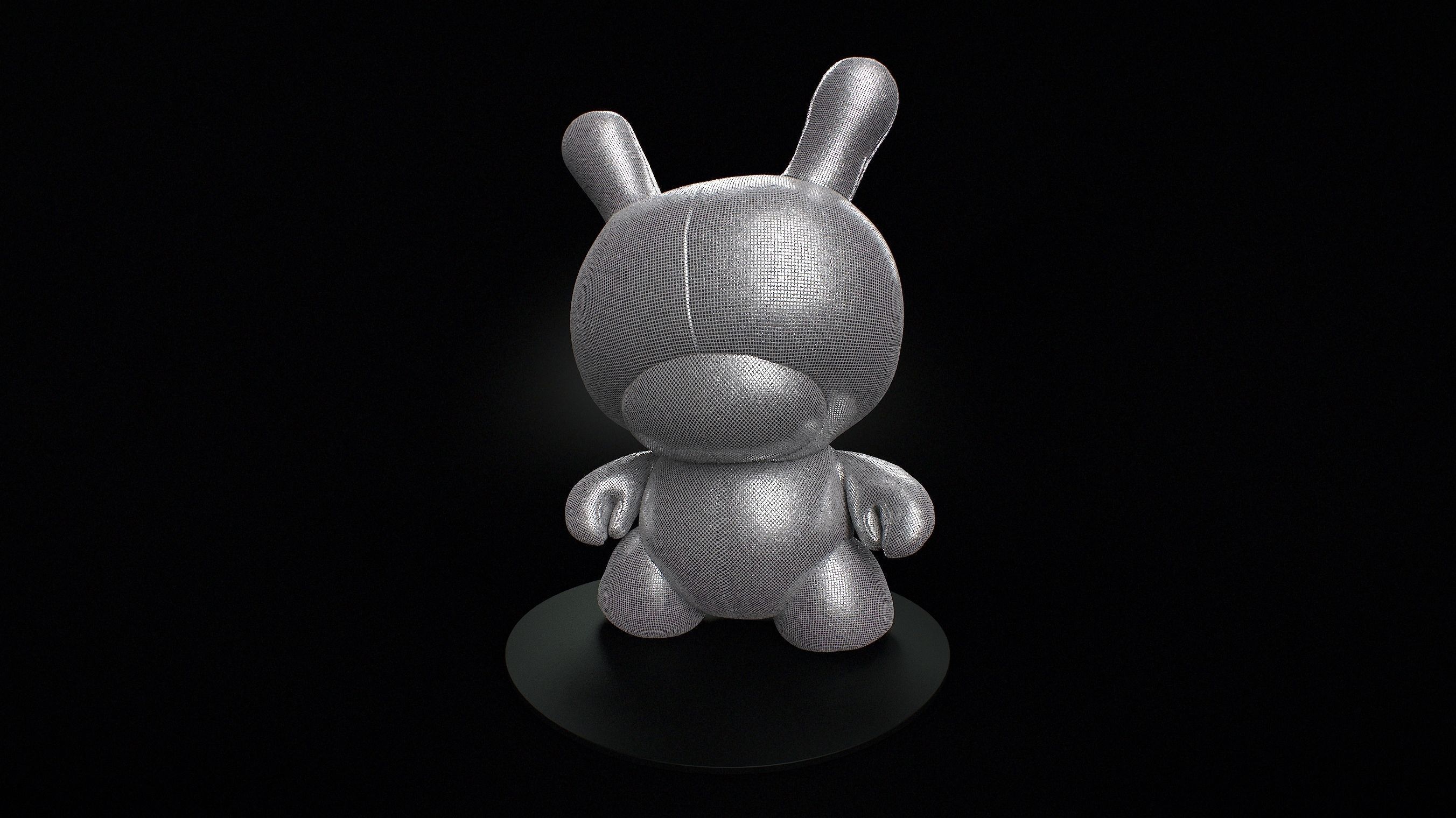 Kidrobot 20 inch Plush Rhinestone Edition Dunny 3D model_22