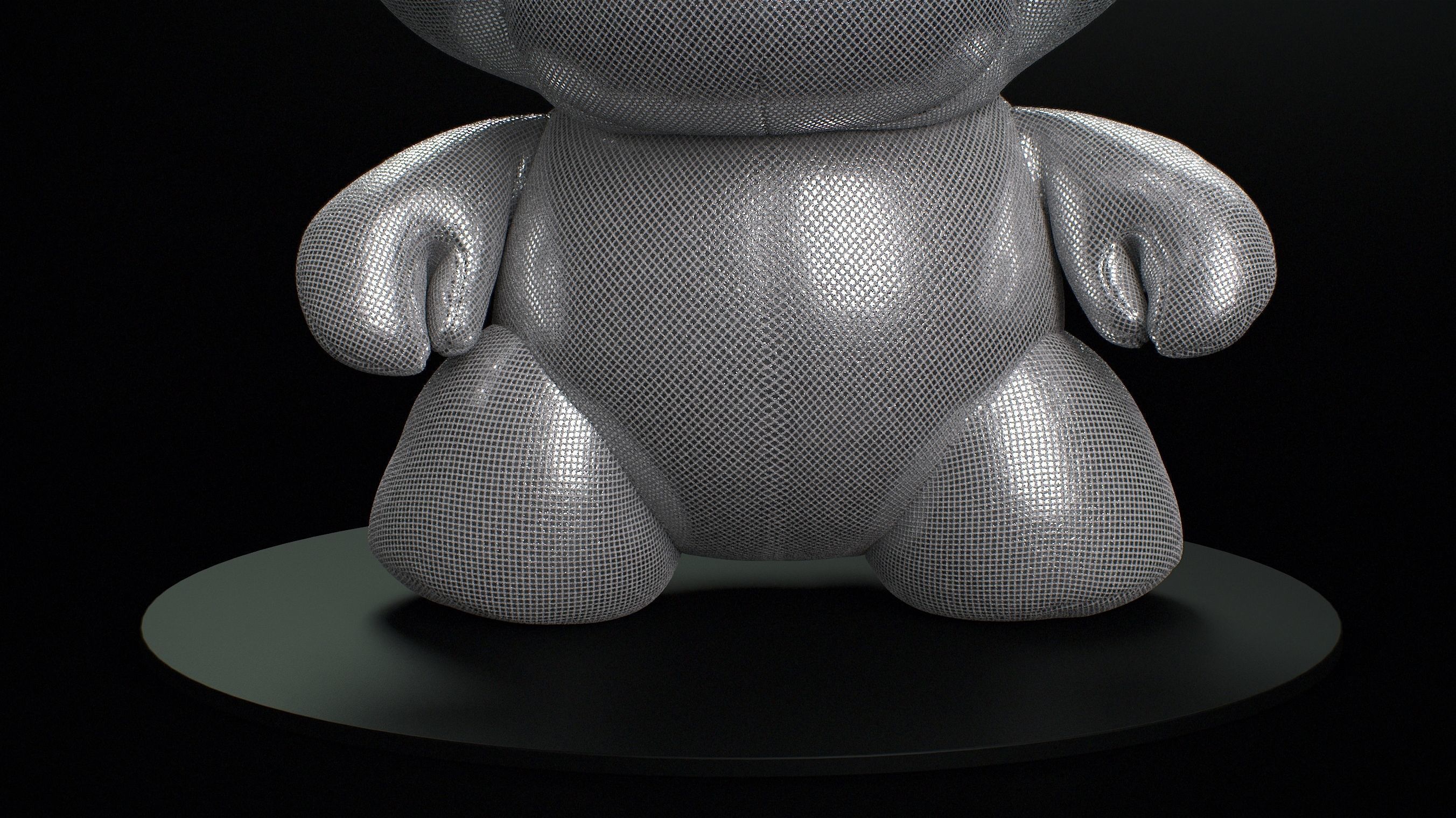 Kidrobot 20 inch Plush Rhinestone Edition Dunny 3D model_12