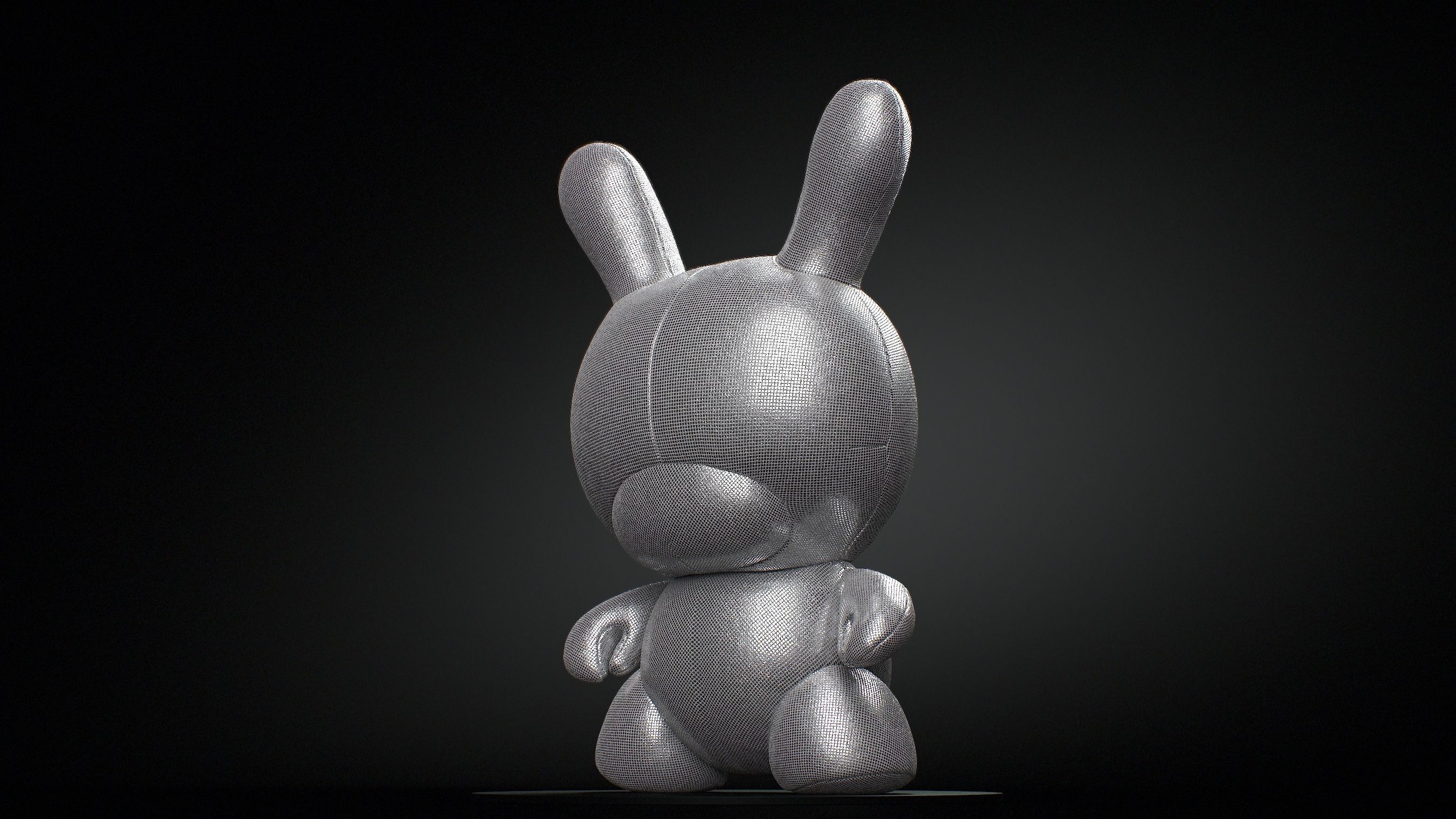 Kidrobot 20 inch Plush Rhinestone Edition Dunny 3D model_20