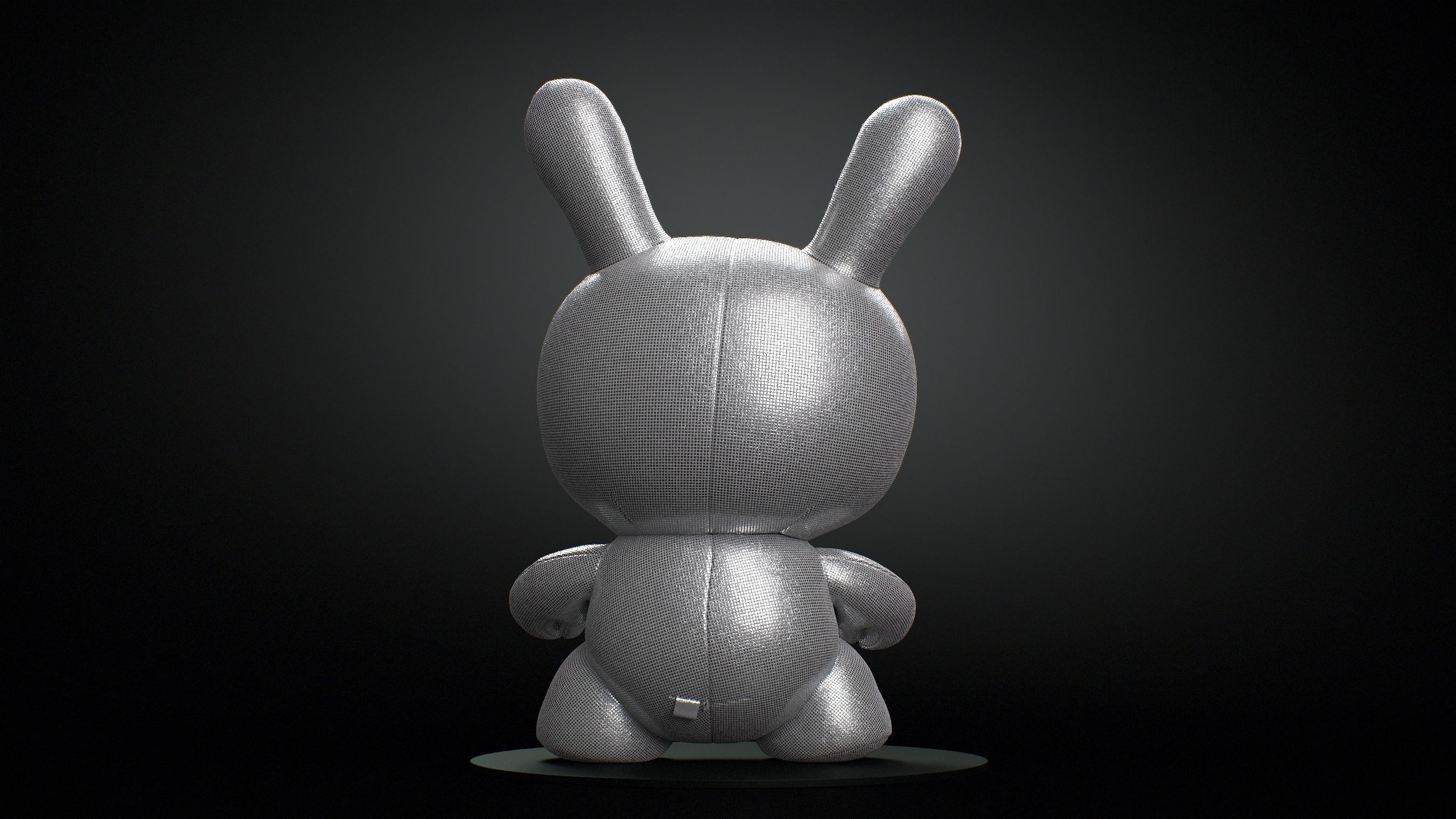 Kidrobot 20 inch Plush Rhinestone Edition Dunny 3D model_8