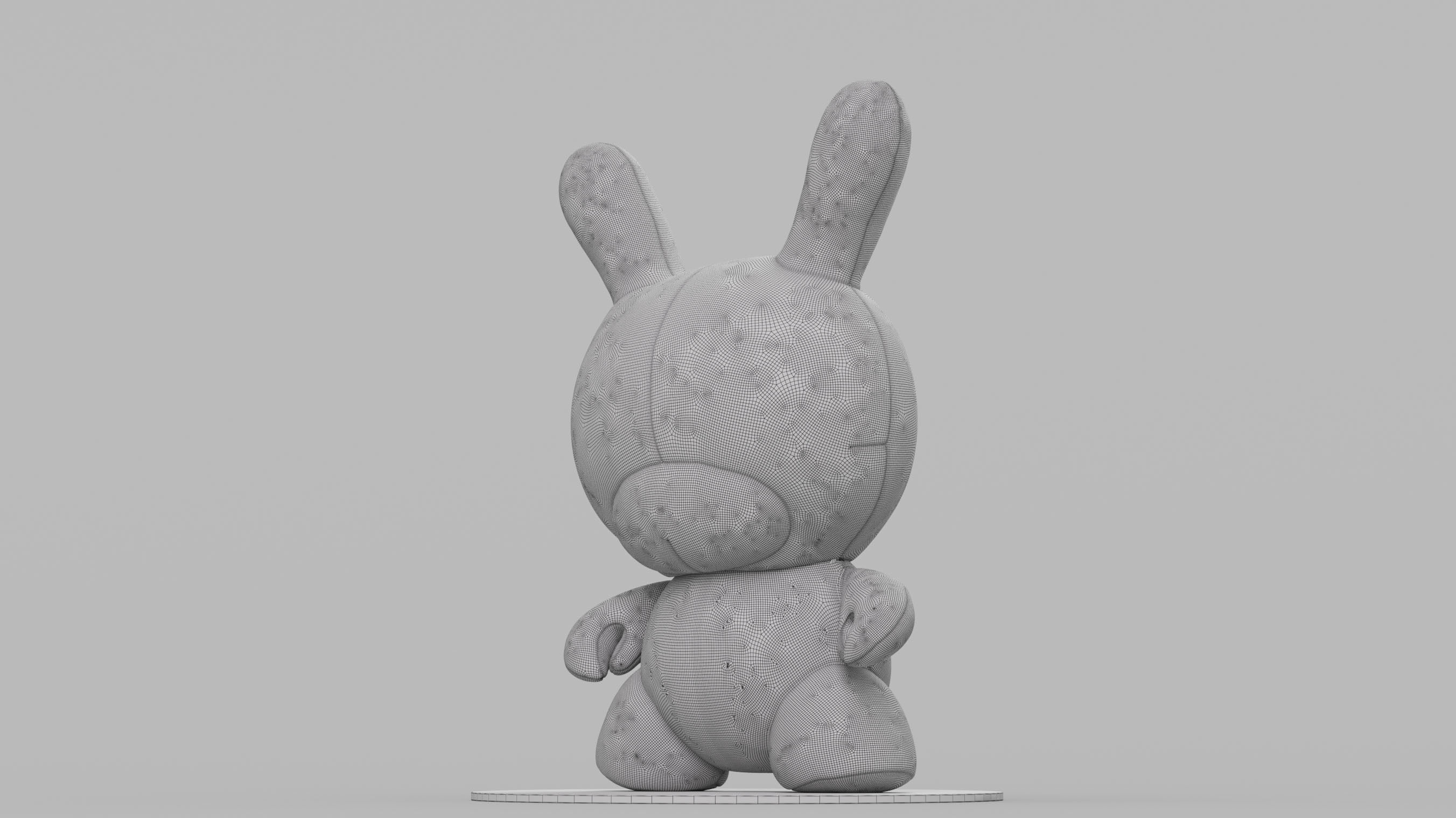 Kidrobot 20 inch Plush Rhinestone Edition Dunny 3D model_21