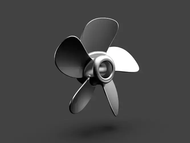 5 Blade Propeller 3D model