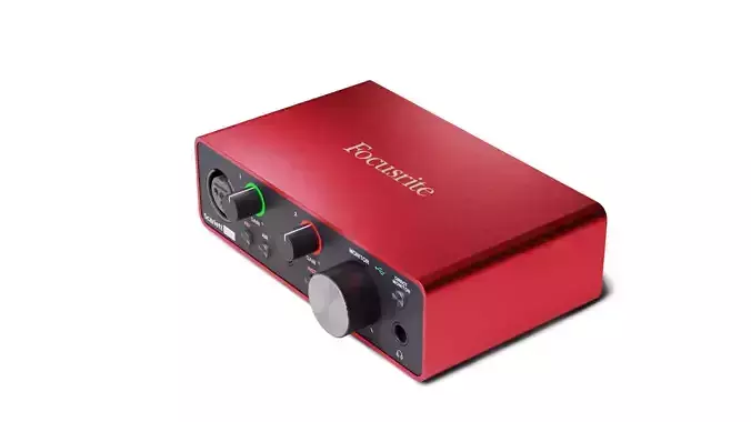 Focusrite Scarlett Solo Gen 3 3D model