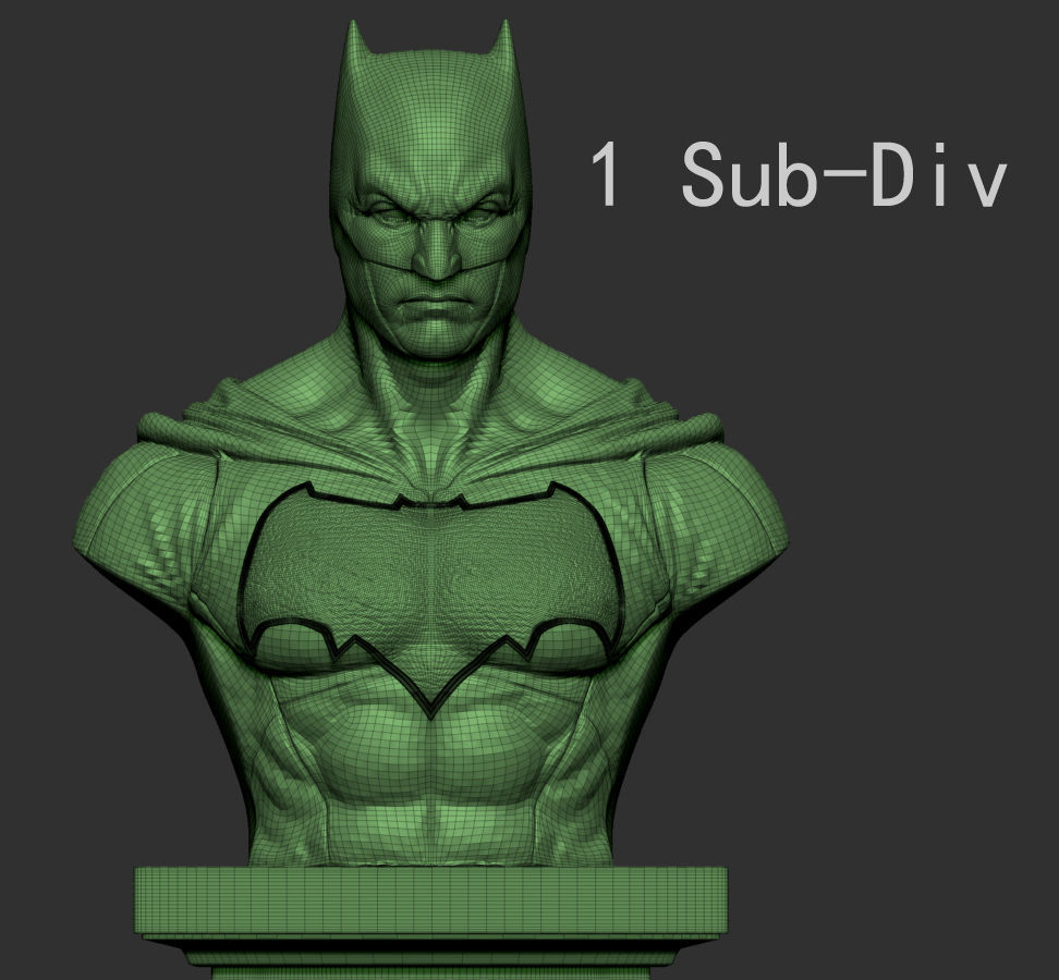 Fan Art  - Batman 3D print model 3D print model_11