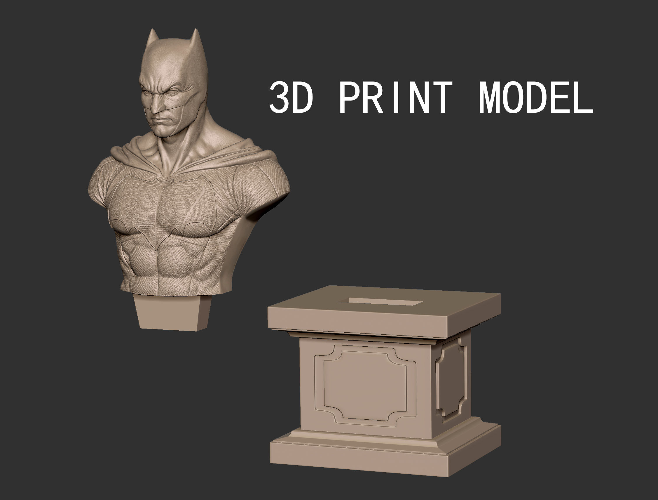 Fan Art  - Batman 3D print model 3D print model_6