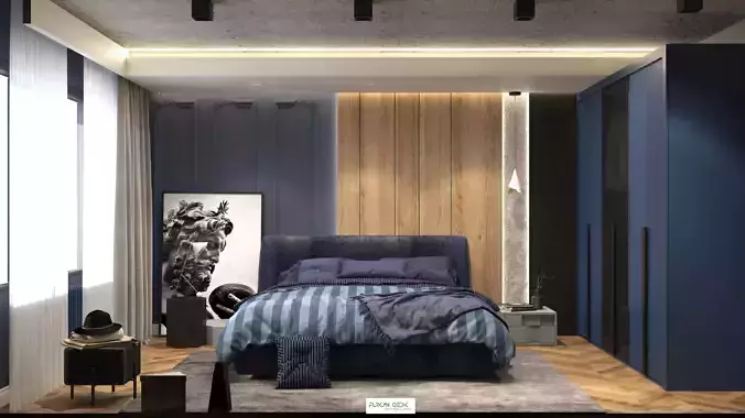 Bedroom Modern and Classic AE House