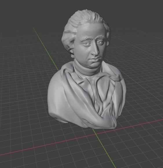 David Hume 3D print model_6