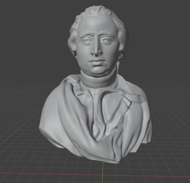 David Hume 3D print model_13