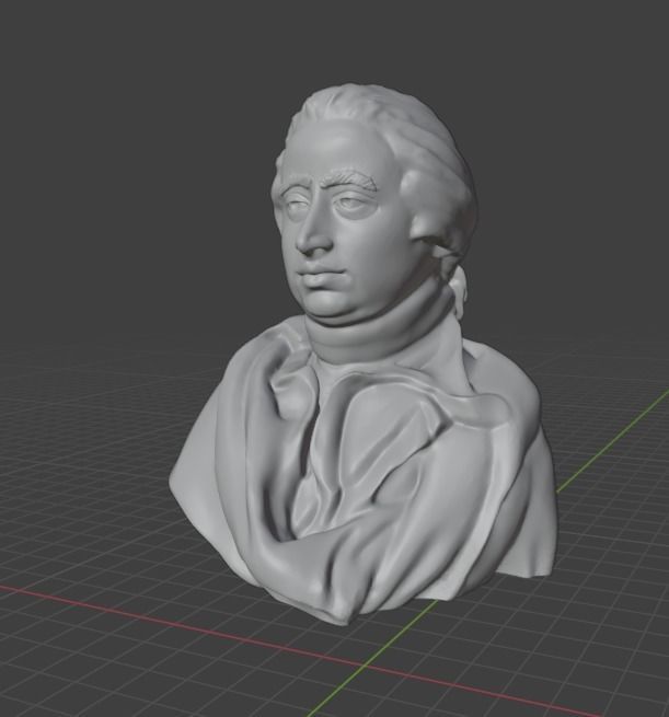 David Hume 3D print model_7