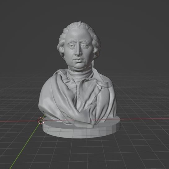 David Hume 3D print model_17
