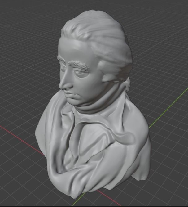 David Hume 3D print model_4