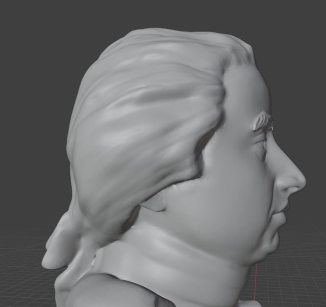 David Hume 3D print model_9