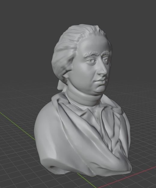 David Hume 3D print model_19