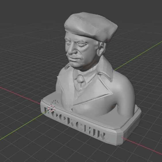 Murray Bookchin 3D print model_5