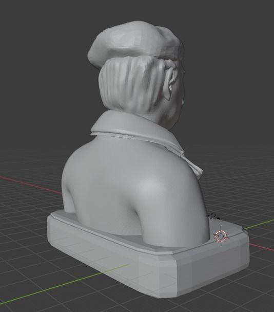 Murray Bookchin 3D print model_16