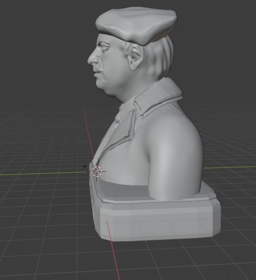 Murray Bookchin 3D print model_2