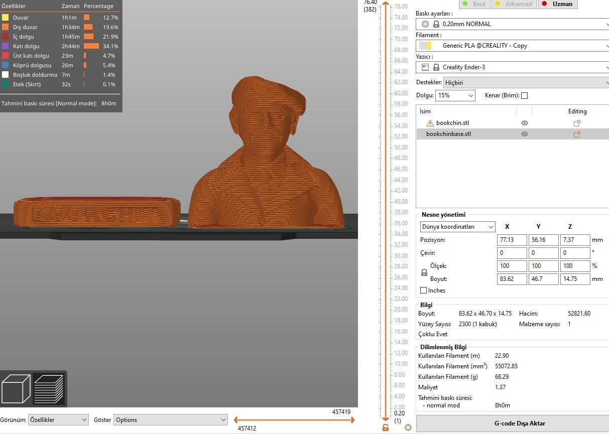 Murray Bookchin 3D print model_17