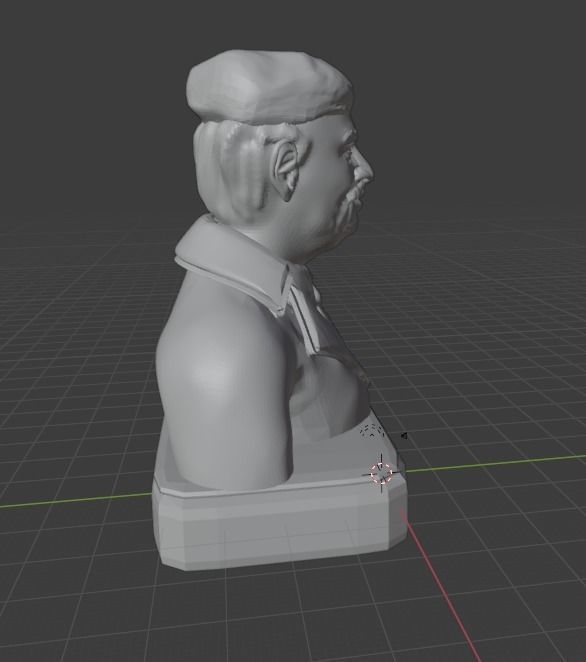 Murray Bookchin 3D print model_15