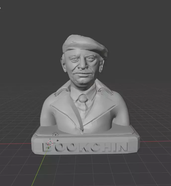 Murray Bookchin 3D print model_0