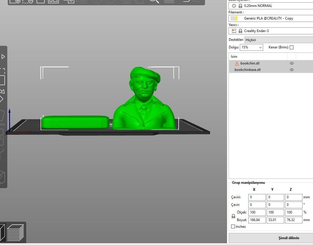 Murray Bookchin 3D print model_13
