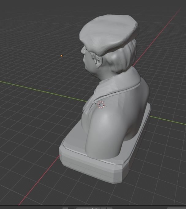 Murray Bookchin 3D print model_21