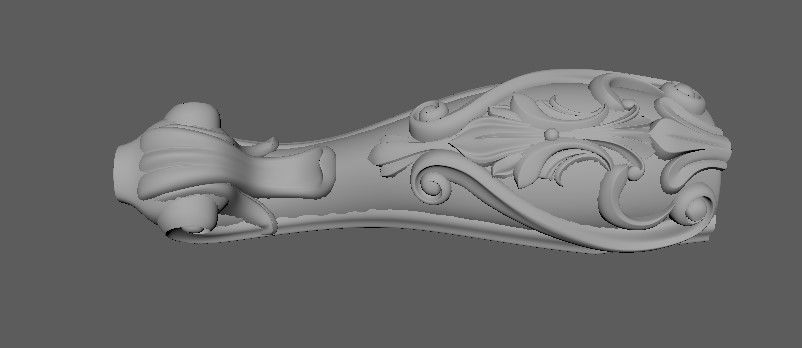 leg High quality 3d models for processing on a cnc machine 3D model_1