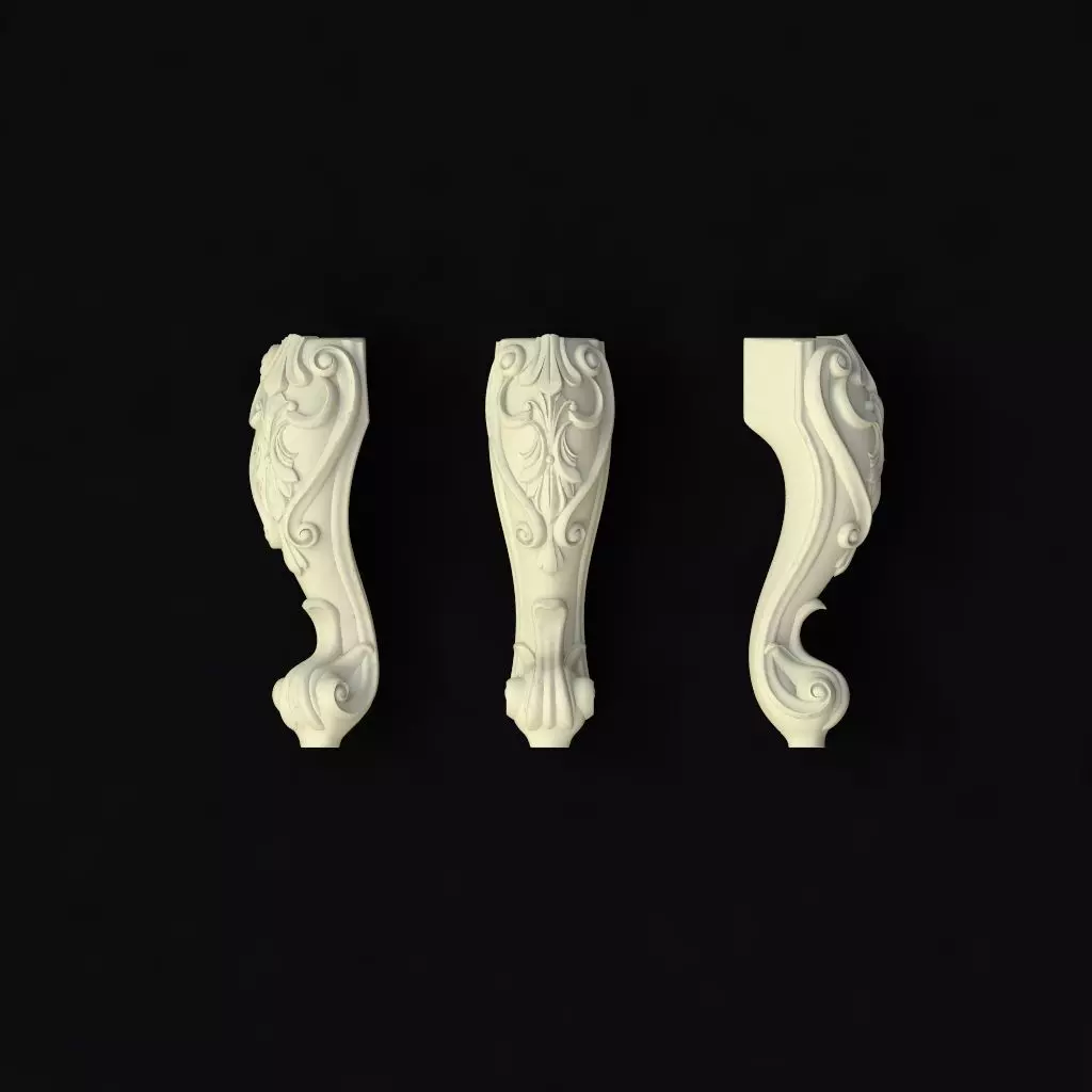 leg High quality 3d models for processing on a cnc machine 3D model_0