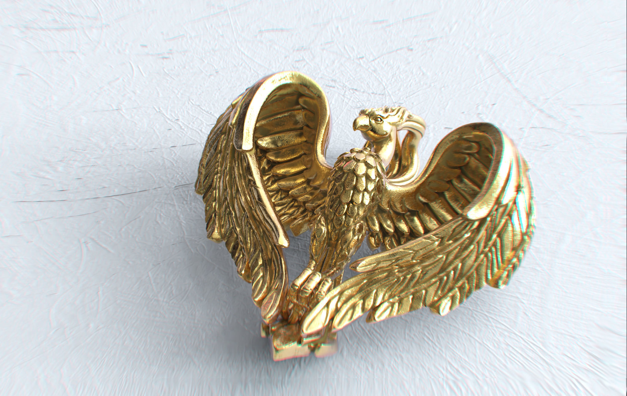 Phoenix Heart Pendant 3D print model_1