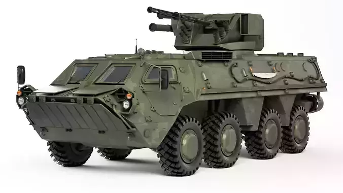 BTR 4E Bucephalus 2011 3D model