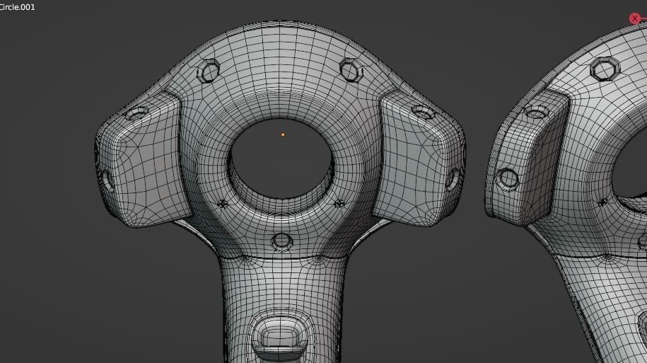 HTC VIVE VR CONTROLLERS 3D model_22