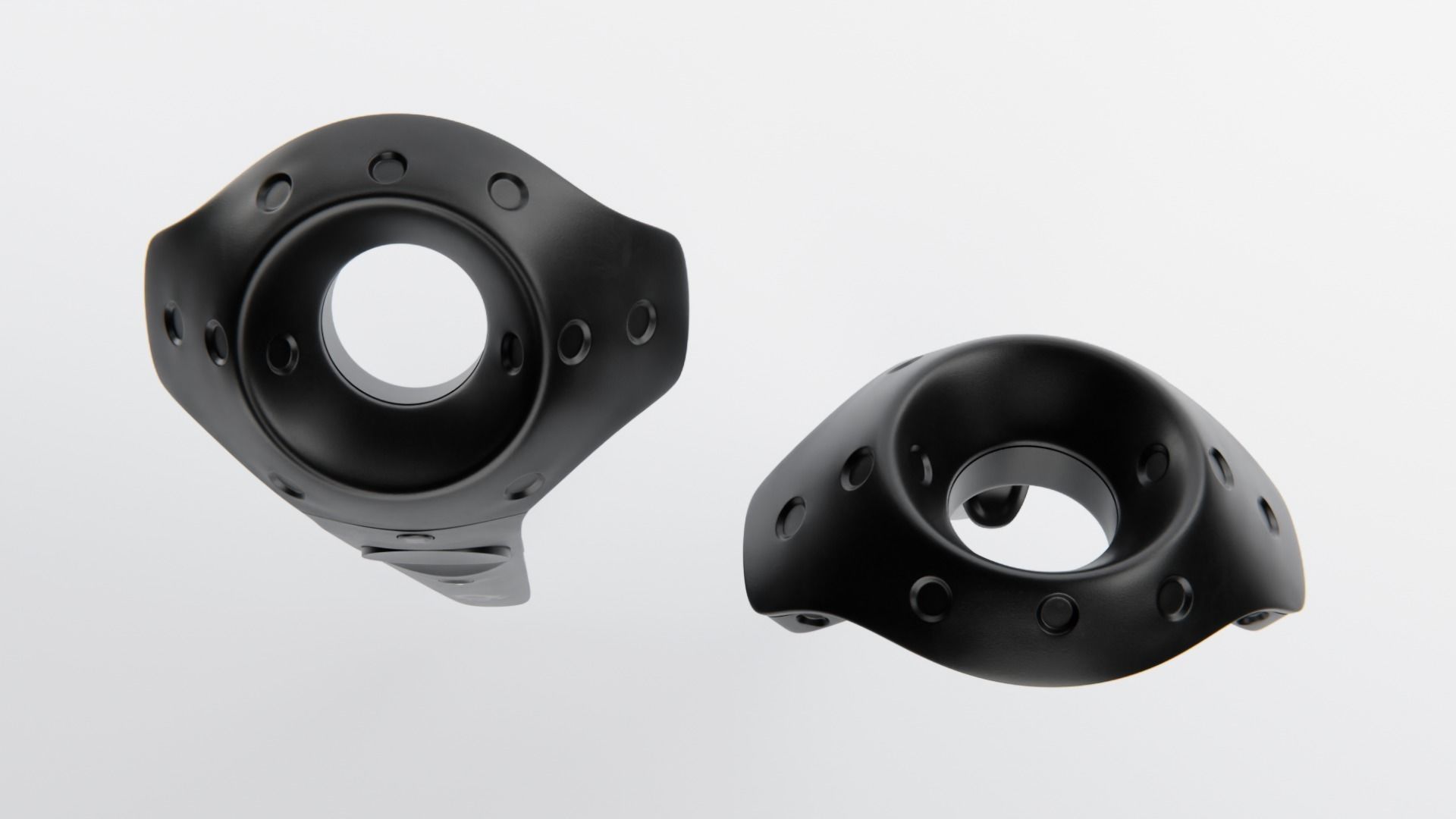 HTC VIVE VR CONTROLLERS 3D model_2