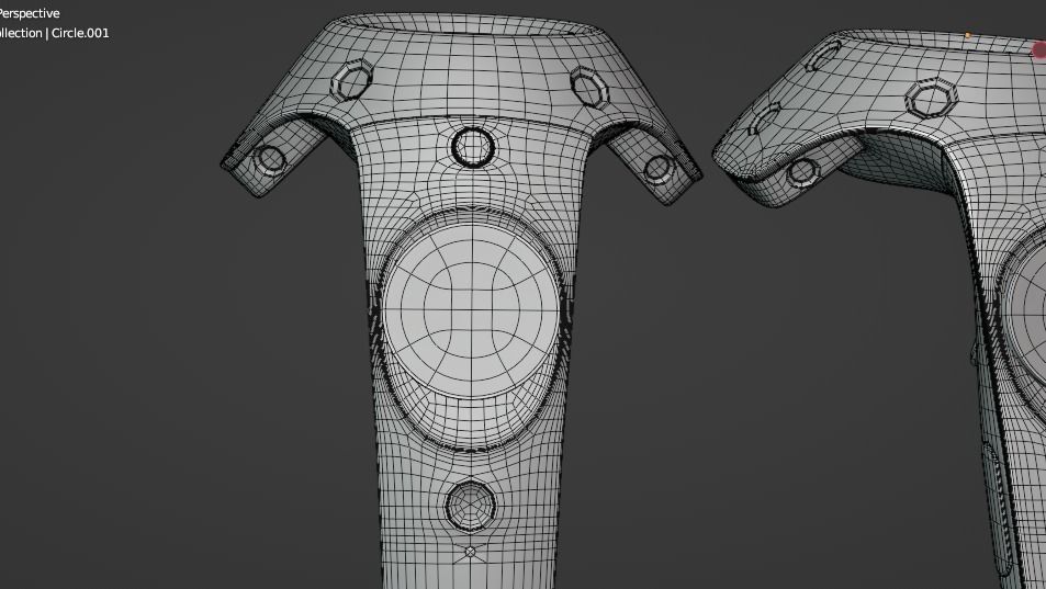 HTC VIVE VR CONTROLLERS 3D model_24