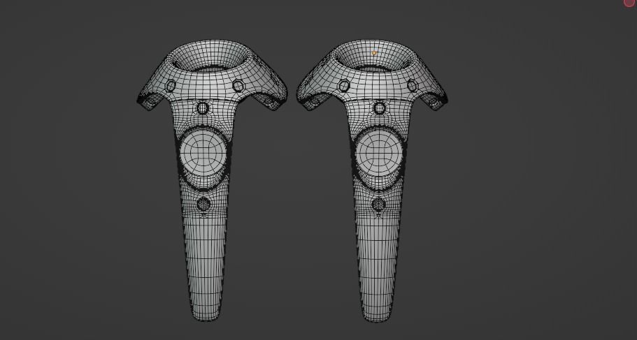 HTC VIVE VR CONTROLLERS 3D model_20