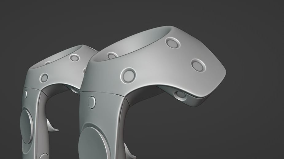 HTC VIVE VR CONTROLLERS 3D model_18