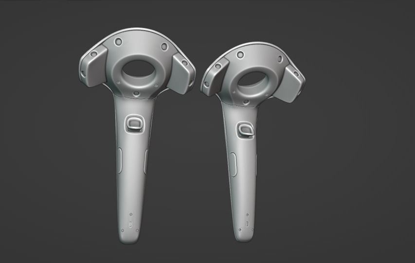 HTC VIVE VR CONTROLLERS 3D model_16