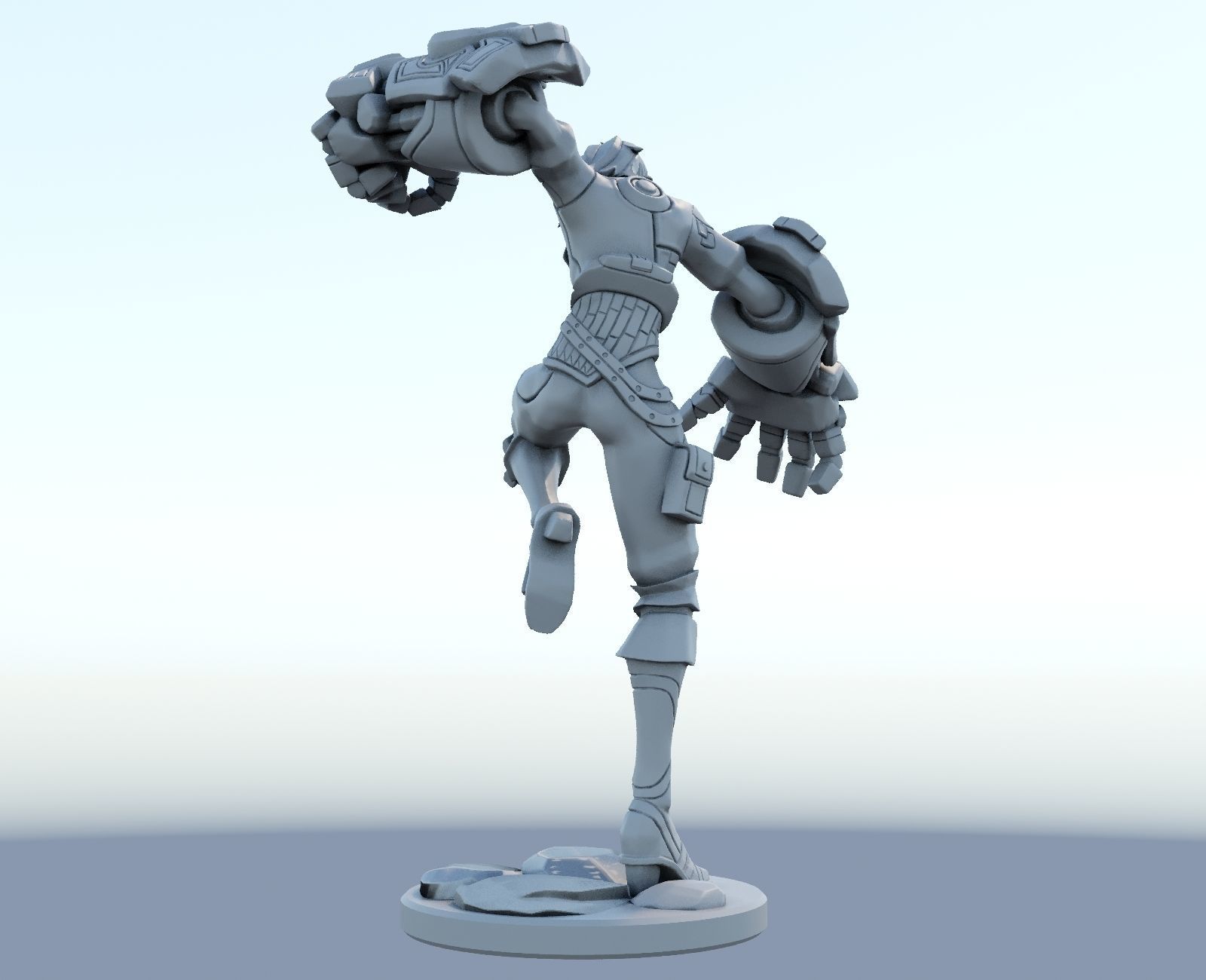 vi arcane League of Legends 3D print model 3D print model_3
