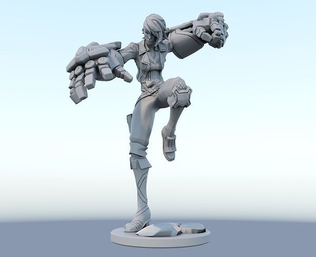 vi arcane League of Legends 3D print model 3D print model