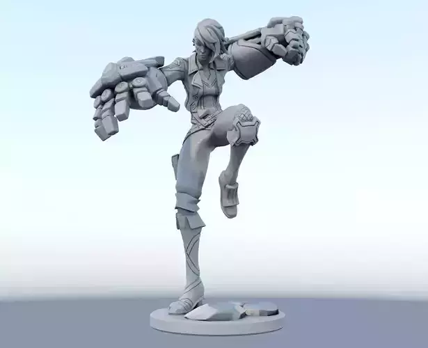 vi arcane League of Legends 3D print model 3D print model