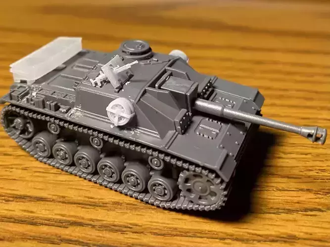 Finnish Sturmi Conversion kit for StuG Free 3D model
