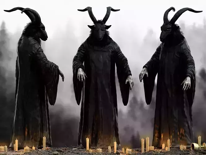 Devil  Low-poly 3D model
