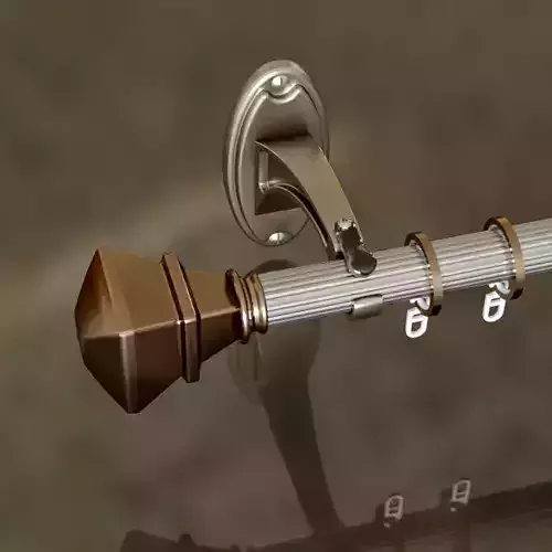 Bracket for curtain rods