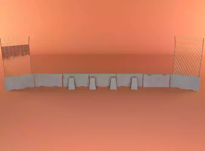 concrete barricade bundle