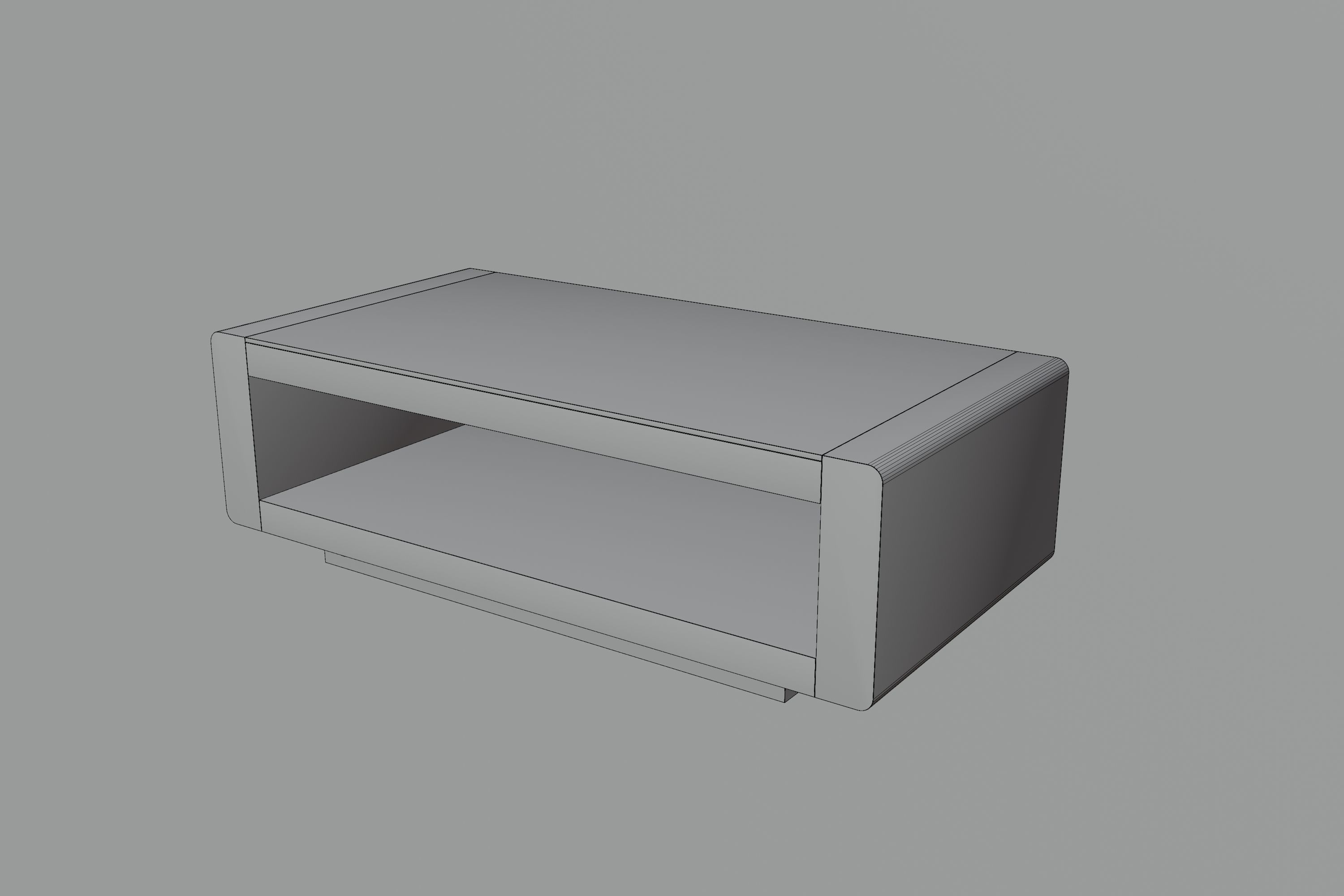 Free Coffee table Free low-poly 3D model_5