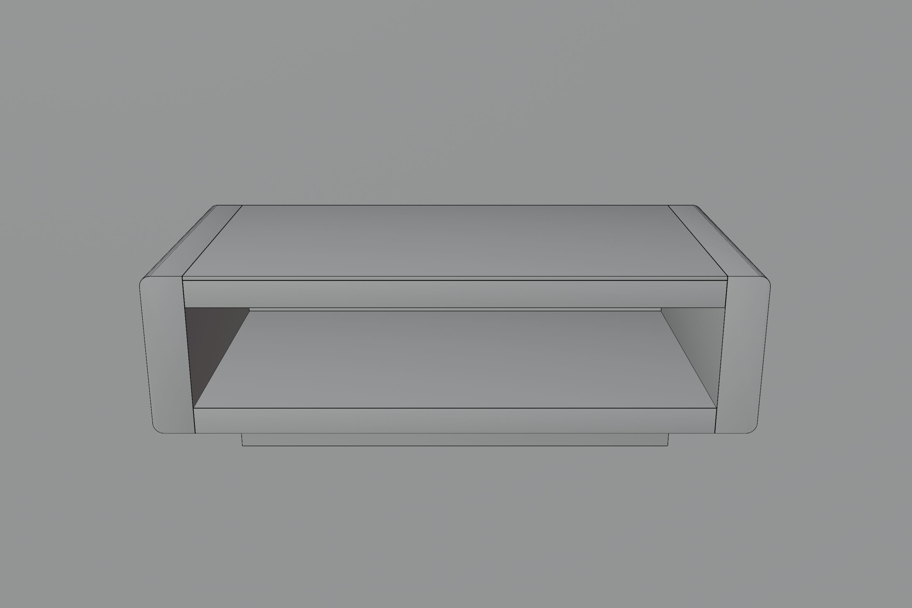 Free Coffee table Free low-poly 3D model_3