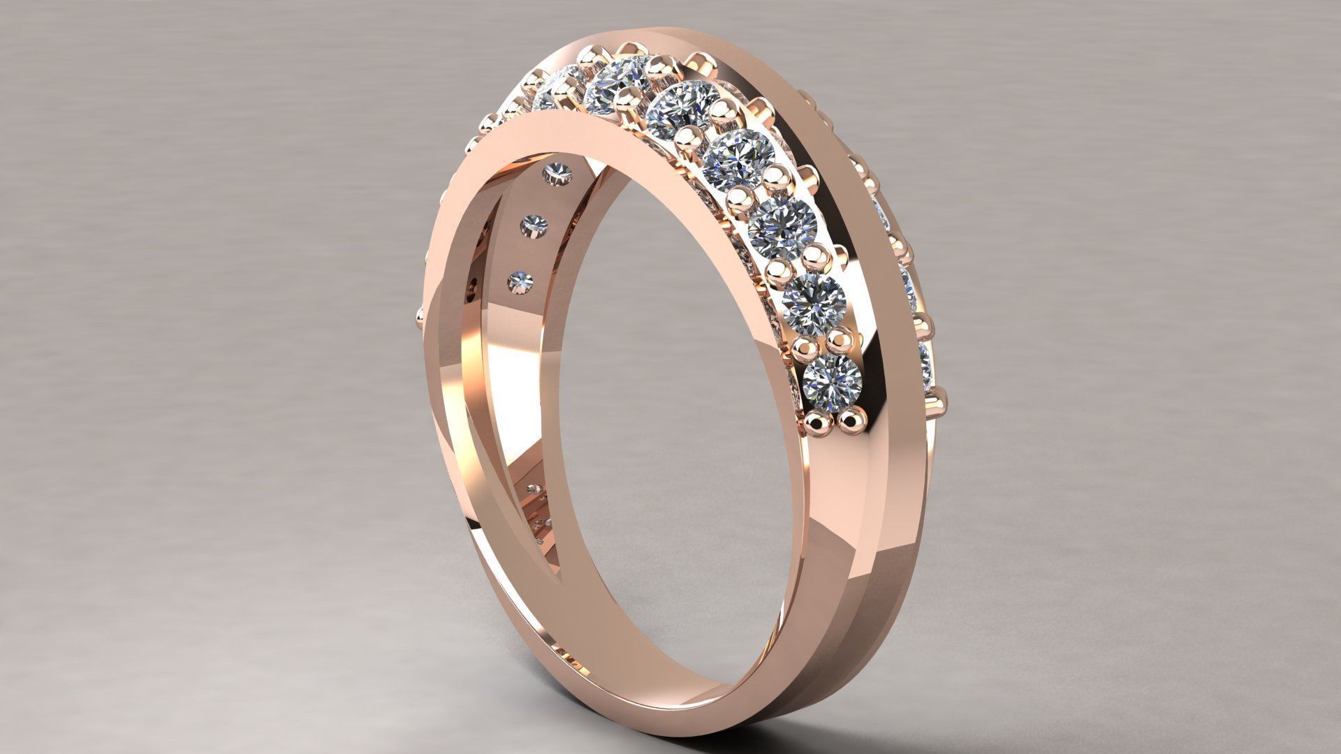 tapered ring 3D print model_4