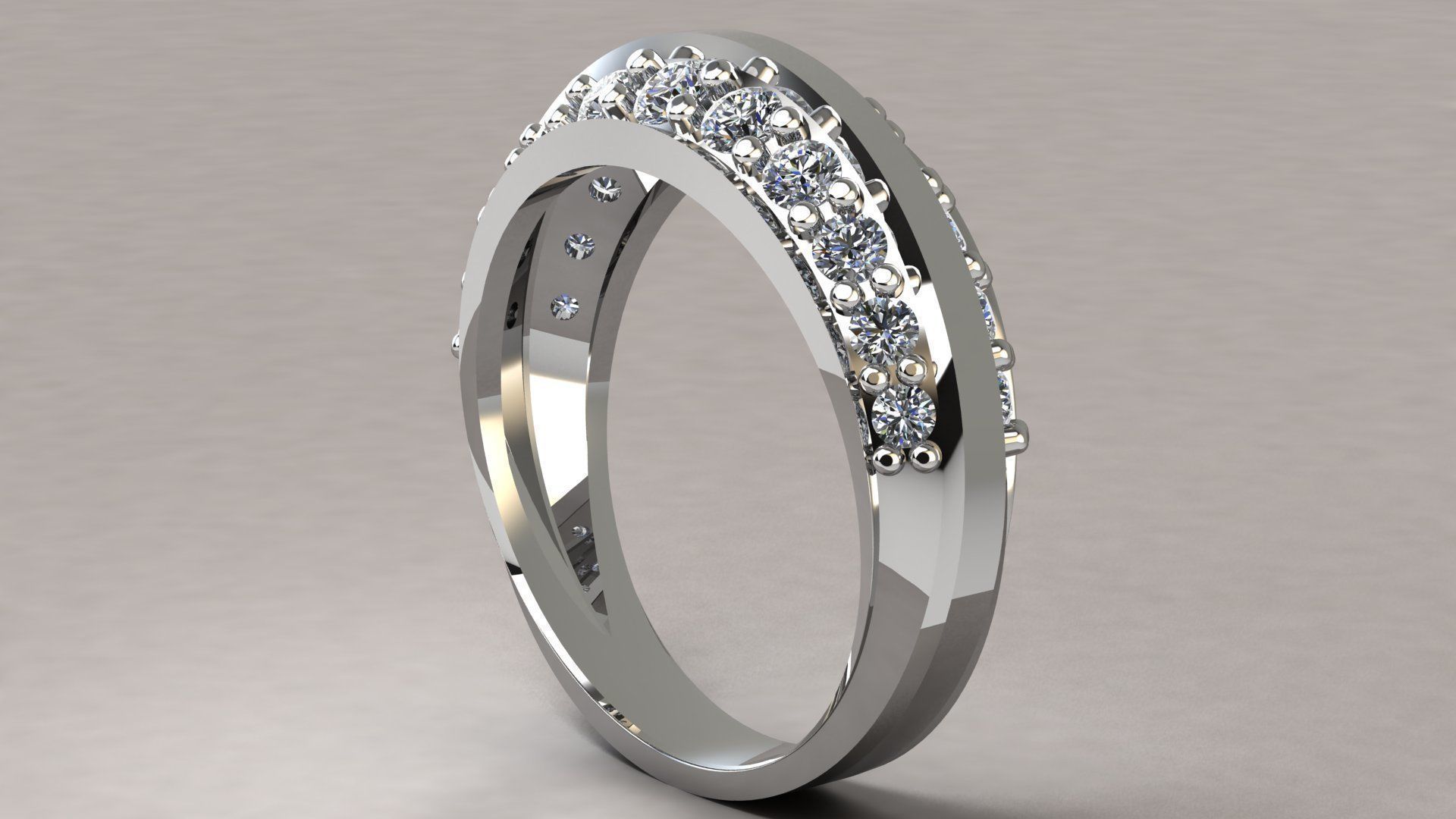 tapered ring 3D print model_8