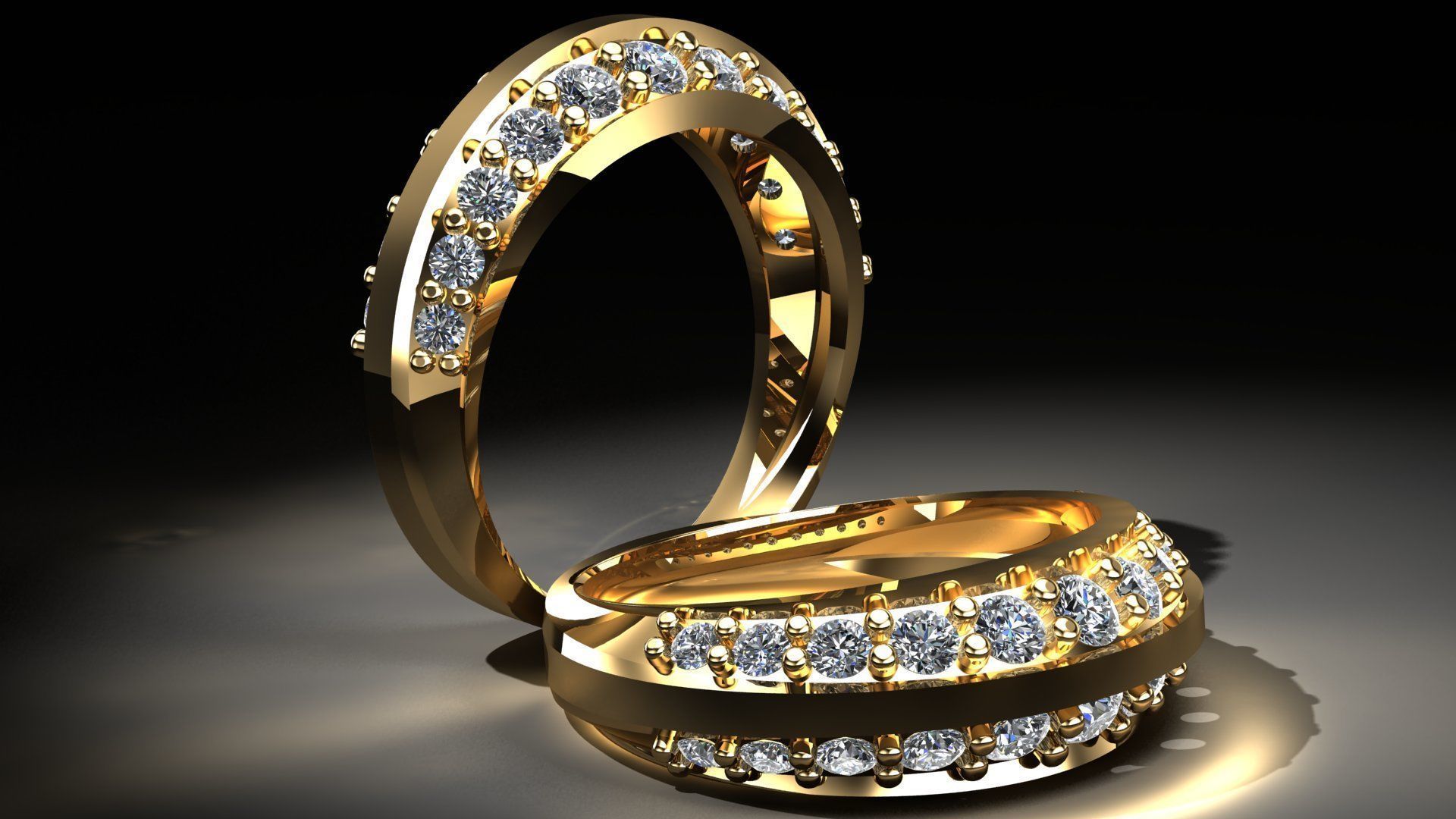 tapered ring 3D print model_3