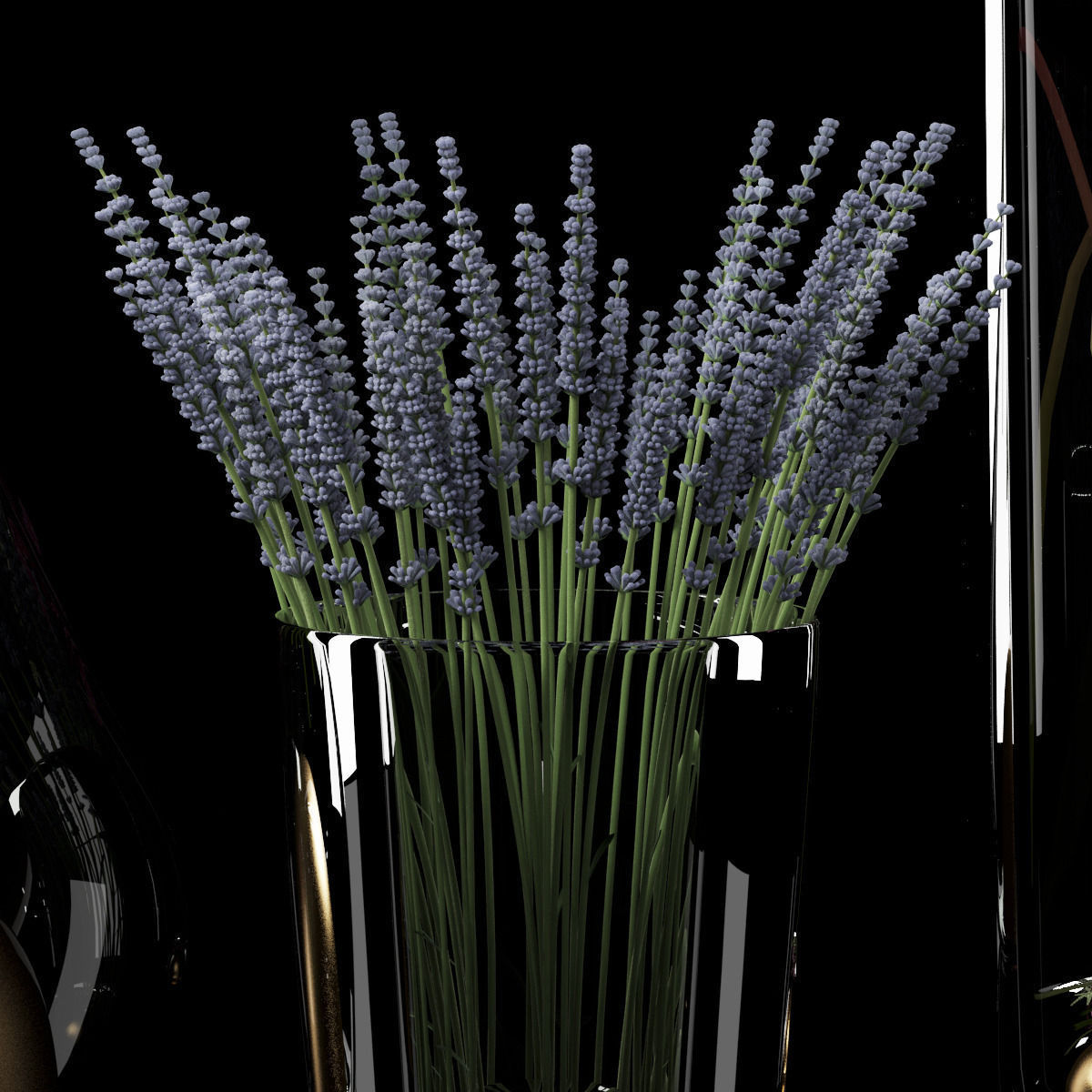 Dry bouquets 3D model_3