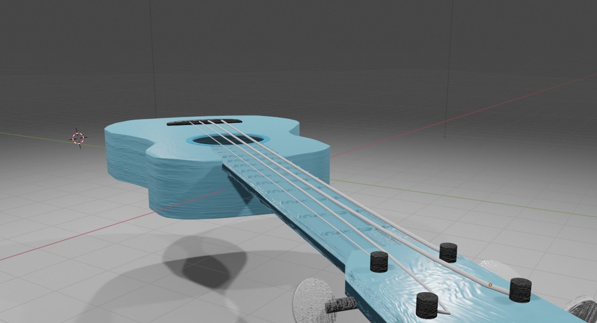 ukulele 3D model_2
