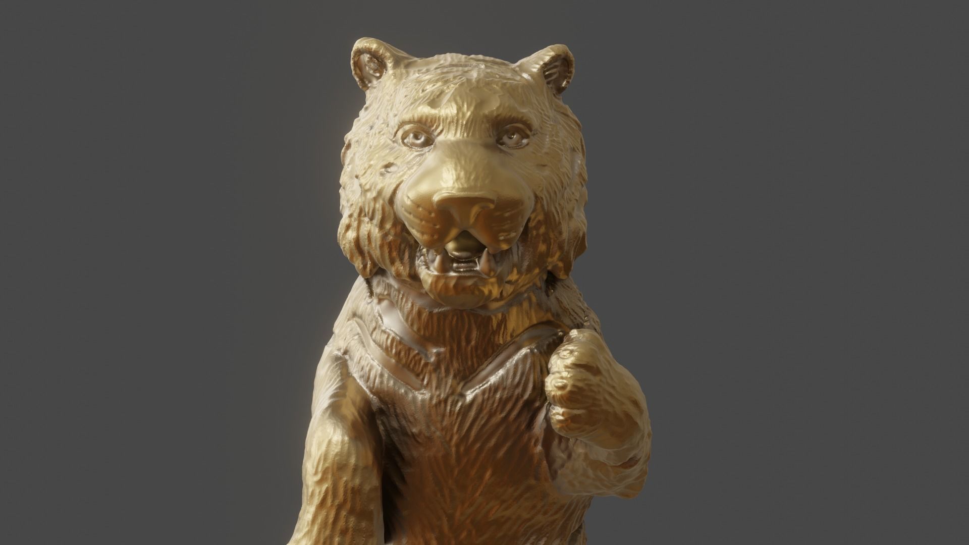 3d figurine of a circus tiger for 3d printing 3D print model_25